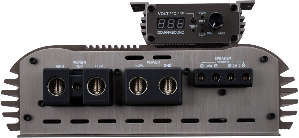 DOWN4SOUND EZYPWR 810 TITANIUM | 4000W RMS - 10 CHANNEL AMPLIFIER