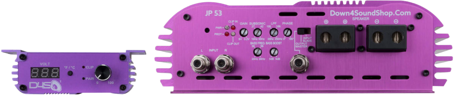 DOWN4SOUND JP53 PURPLE | 5300W RMS AMPLIFIER