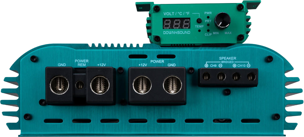 DOWN4SOUND EZYPWR 810 TEAL | 4000W RMS - 10 CHANNEL AMPLIFIER
