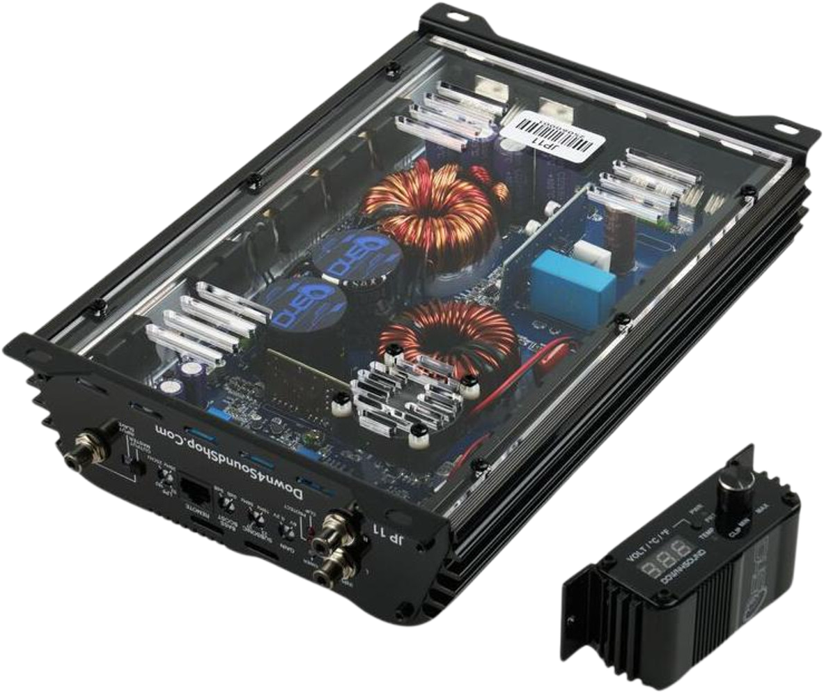 DOWN4SOUND JP11 BLACK GLOSS | 1100W RMS AMPLIFIER