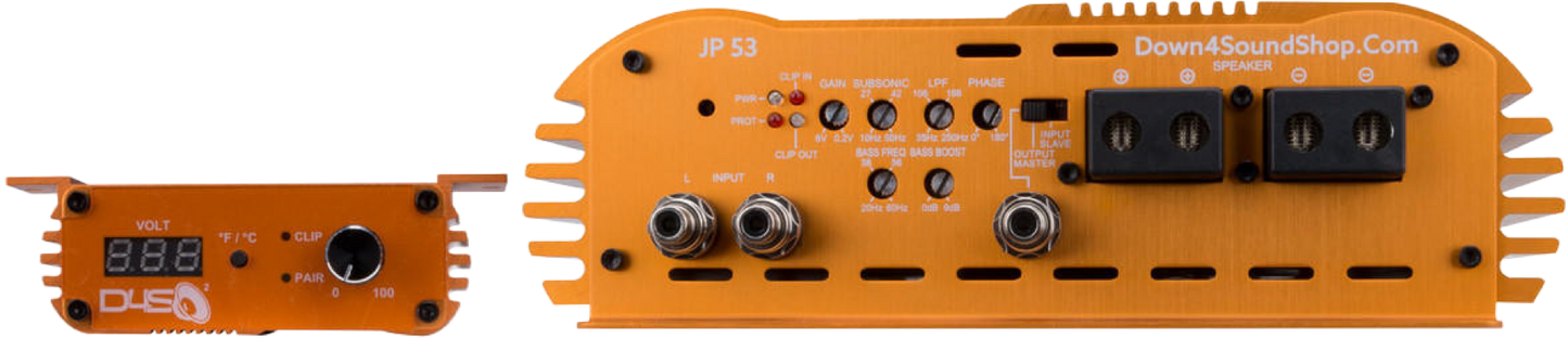 DOWN4SOUND JP53 ORANGE | 5300W RMS AMPLIFIER