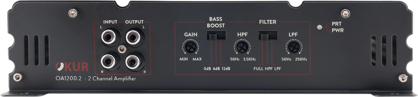 OA1200.2 : 2 Channel Class AB Amplifier