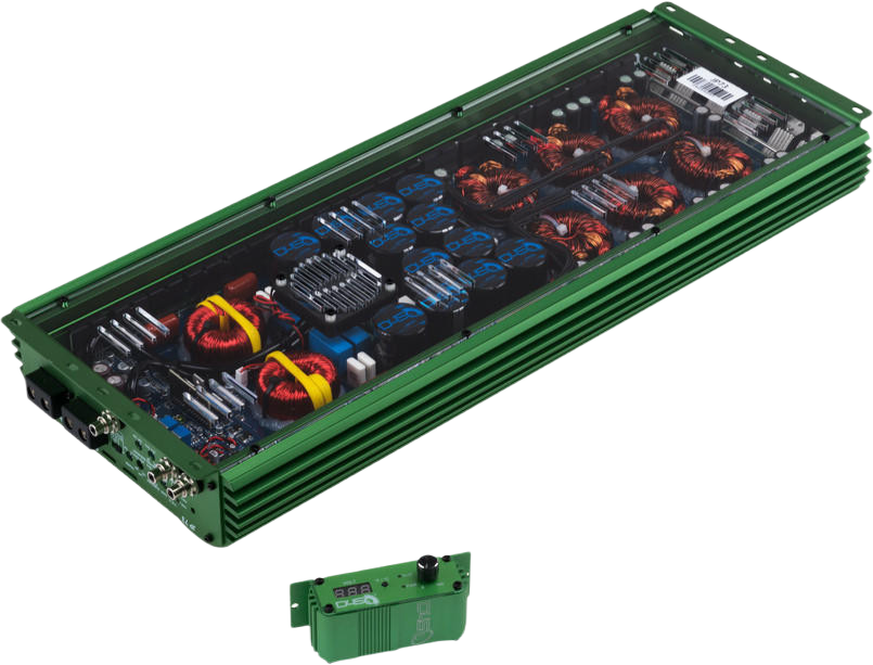 DOWN4SOUND JP73 GREEN | 7300W RMS AMPLIFIER