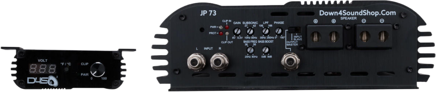 DOWN4SOUND JP73 BLACK | 7300W RMS AMPLIFIER