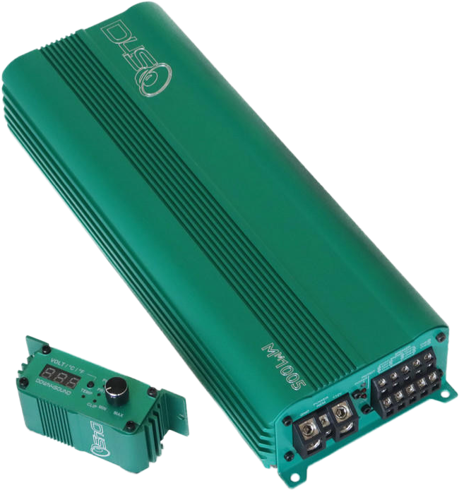 DOWN4SOUND MM1005 (MINI MAXX) - TEAL | 1100W RMS MINI 5 CH CAR AUDIO AMPLIFIER