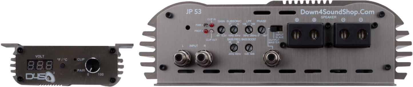 DOWN4SOUND JP53 TITANIUM | 5300W RMS AMPLIFIER