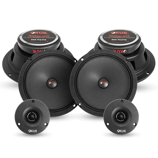 OMR6K-4MR : 6.5in Component - 4 Mids, 2 Tweeters