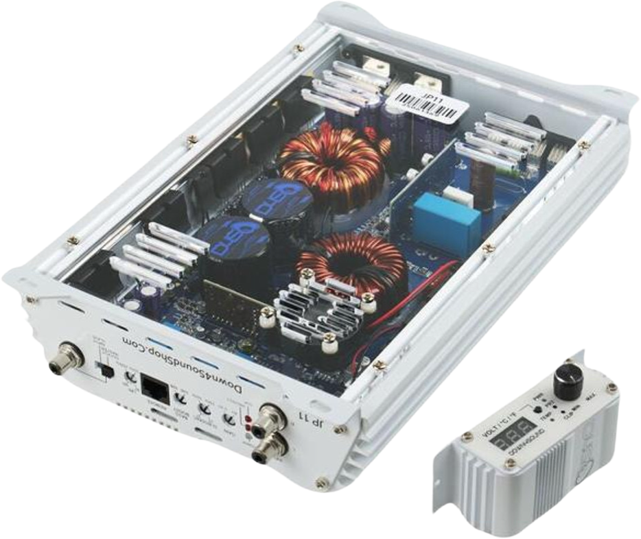 DOWN4SOUND JP11 WHITE GLOSS | 1100W RMS AMPLIFIER