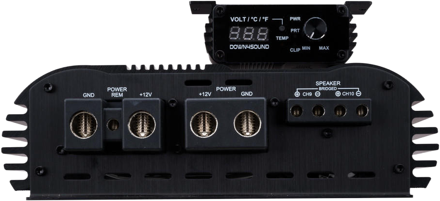 DOWN4SOUND EZYPWR 810 BLACK | 4000W RMS - 10 CHANNEL AMPLIFIER