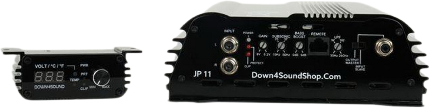 DOWN4SOUND JP11 BLACK GLOSS | 1100W RMS AMPLIFIER