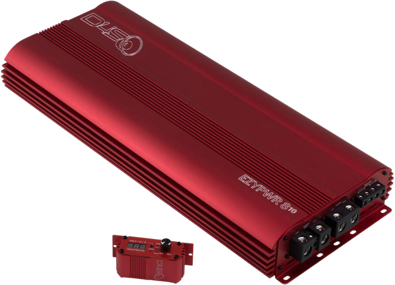 DOWN4SOUND EZYPWR 810 RED | 4000W RMS - 10 CHANNEL AMPLIFIER
