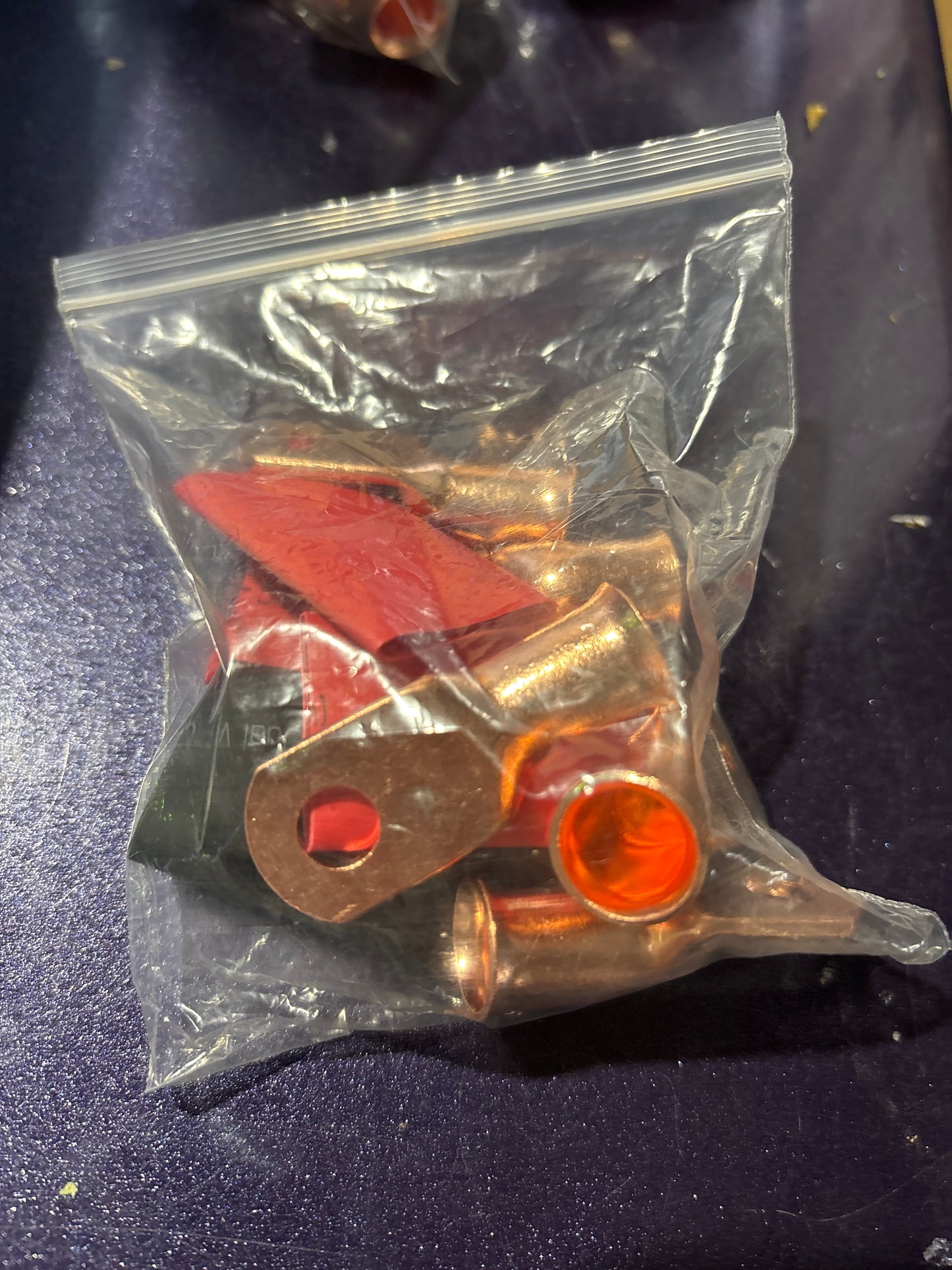 0awg terminals with heat shrink