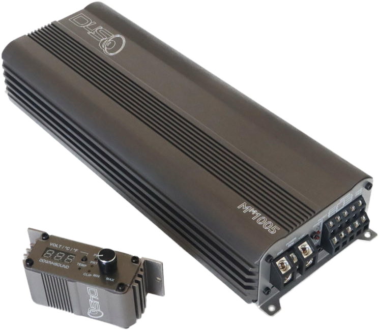 DOWN4SOUND MM1005 (MINI MAXX) - GRAY | 1100W RMS MINI 5 CH CAR AUDIO AMPLIFIER