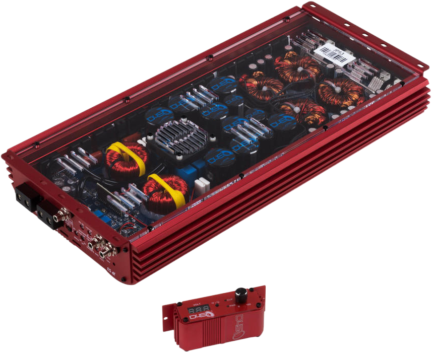 DOWN4SOUND JP53 RED | 5300W RMS AMPLIFIER