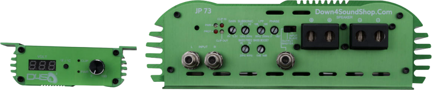 DOWN4SOUND JP73 GREEN | 7300W RMS AMPLIFIER