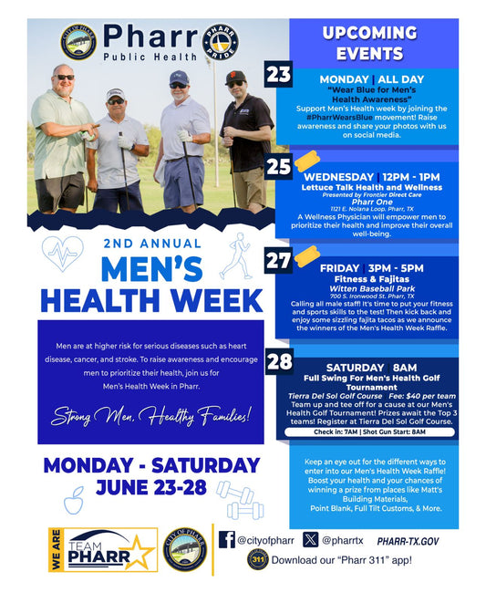 Full Tilt Customs Lights Up Men’s Health Week in Pharr