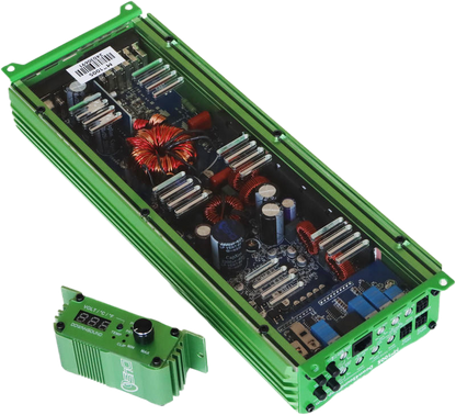 DOWN4SOUND MM1005 (MINI MAXX) - GREEN | 1100W RMS MINI 5 CH CAR AUDIO AMPLIFIER