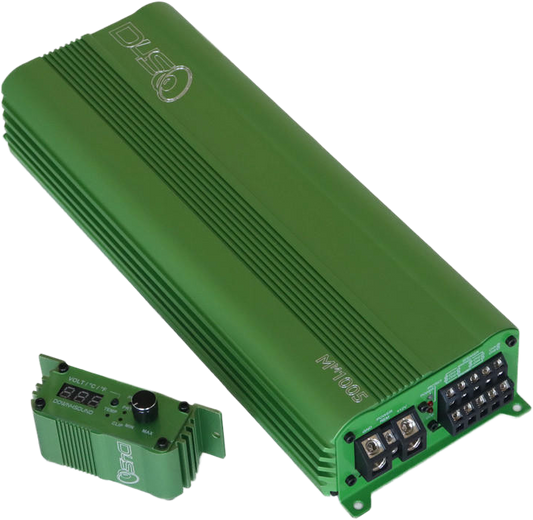 DOWN4SOUND MM1005 (MINI MAXX) - GREEN | 1100W RMS MINI 5 CH CAR AUDIO AMPLIFIER