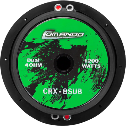 CRX8-SUB | 8'' 1200W MAX. | DUAL 4Ω