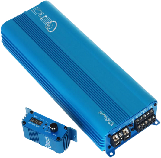 DOWN4SOUND MM1005 (MINI MAXX) - BLUE | 1100W RMS MINI 5 CH CAR AUDIO AMPLIFIER
