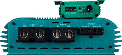 DOWN4SOUND EZYPWR 810 TEAL | 4000W RMS - 10 CHANNEL AMPLIFIER