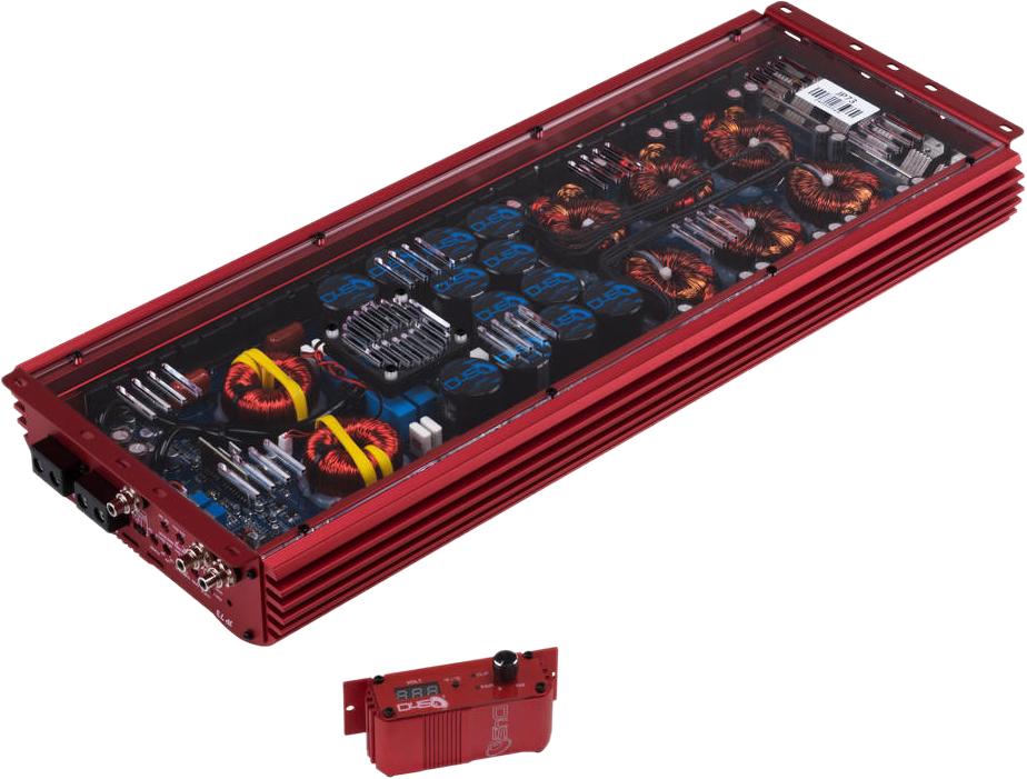 DOWN4SOUND JP73 RED | 7300W RMS AMPLIFIER