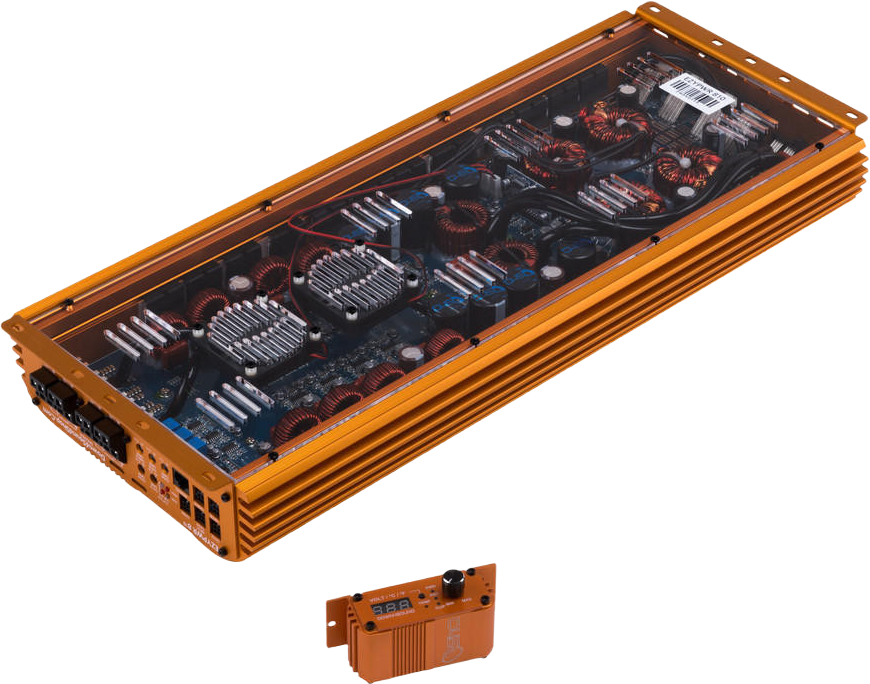 DOWN4SOUND EZYPWR 810 ORANGE | 4000W RMS - 10 CHANNEL AMPLIFIER