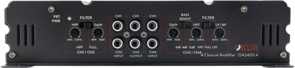 OA2400.4 : 4 Channel Class AB Amplifier