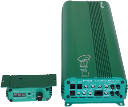 DOWN4SOUND MM1005 (MINI MAXX) - TEAL | 1100W RMS MINI 5 CH CAR AUDIO AMPLIFIER