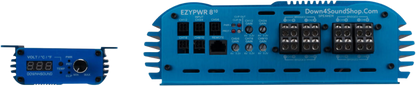 DOWN4SOUND EZYPWR 810 BLUE | 4000W RMS - 10 CHANNEL AMPLIFIER