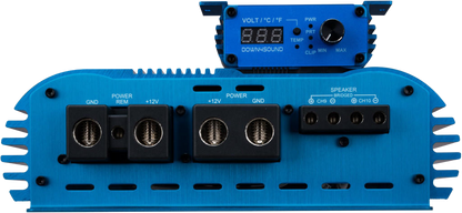 DOWN4SOUND EZYPWR 810 BLUE | 4000W RMS - 10 CHANNEL AMPLIFIER