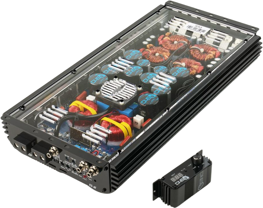 DOWN4SOUND JP53 BLACK GLOSS | 5300W RMS AMPLIFIER