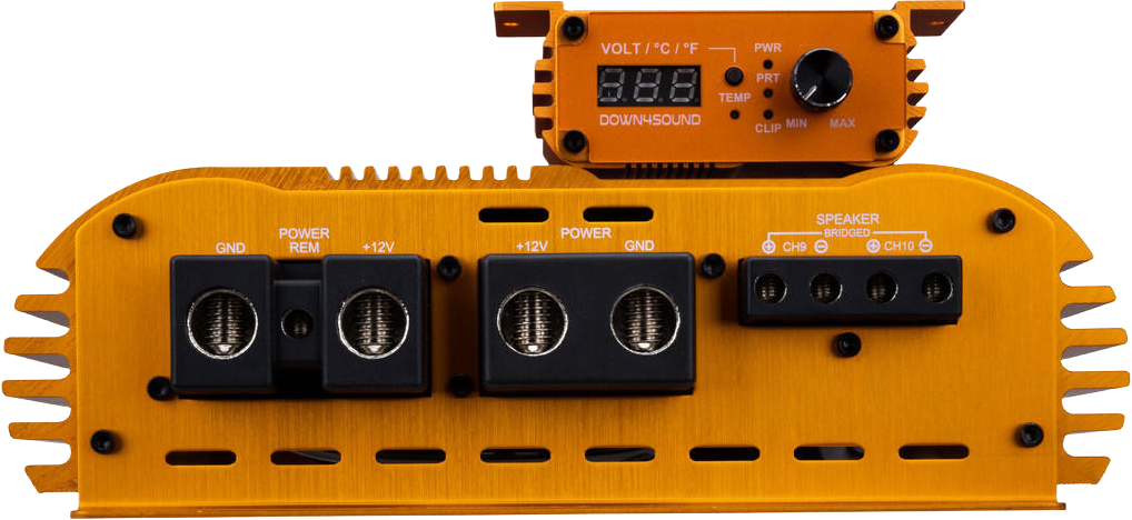 DOWN4SOUND EZYPWR 810 ORANGE | 4000W RMS - 10 CHANNEL AMPLIFIER