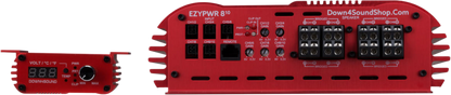 DOWN4SOUND EZYPWR 810 RED | 4000W RMS - 10 CHANNEL AMPLIFIER