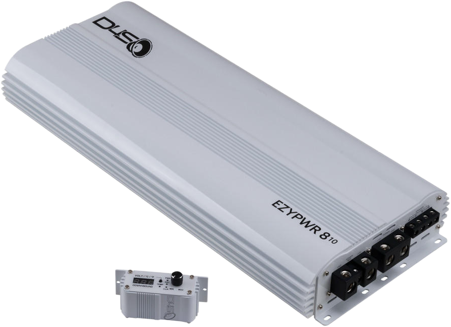 DOWN4SOUND EZYPWR 810 WHITE GLOSS | 4000W RMS - 10 CHANNEL AMPLIFIER