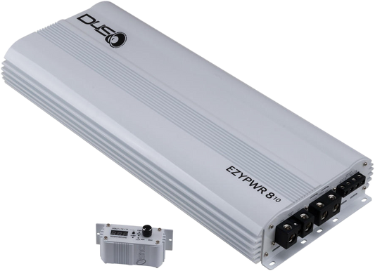 DOWN4SOUND EZYPWR 810 WHITE GLOSS | 4000W RMS - 10 CHANNEL AMPLIFIER