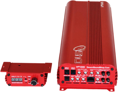DOWN4SOUND MM1005 (MINI MAXX) - RED | 1100W RMS MINI 5 CH CAR AUDIO AMPLIFIER
