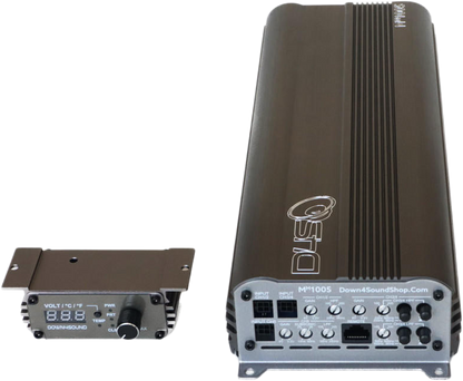 DOWN4SOUND MM1005 (MINI MAXX) - GRAY | 1100W RMS MINI 5 CH CAR AUDIO AMPLIFIER