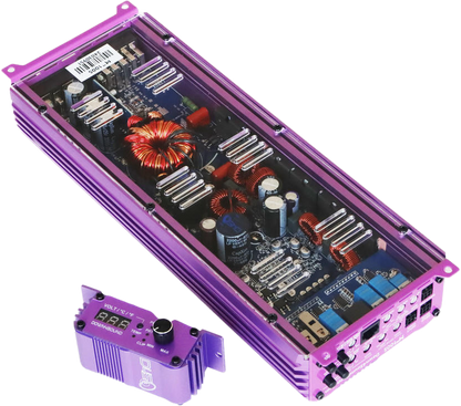 DOWN4SOUND MM1005 (MINI MAXX) - PURPLE | 1100W RMS MINI 5 CH CAR AUDIO AMPLIFIER