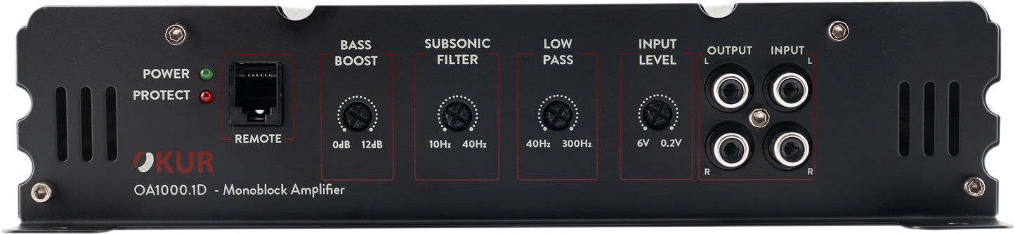 OA1000.1D : Class AB Monoblock