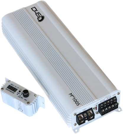 DOWN4SOUND MM1005 (MINI MAXX) - WHITE GLOSS | 1100W RMS MINI 5 CH CAR AUDIO AMPLIFIER