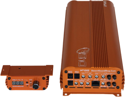 DOWN4SOUND MM1005 (MINI MAXX) - ORANGE | 1100W RMS MINI 5 CH CAR AUDIO AMPLIFIER