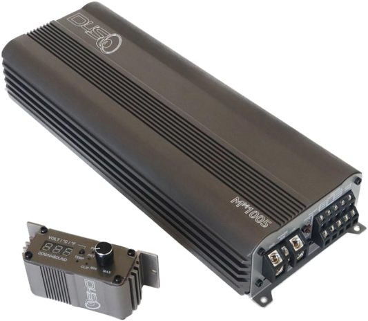 DOWN4SOUND MM1005 (MINI MAXX) - GRAY | 1100W RMS MINI 5 CH CAR AUDIO AMPLIFIER