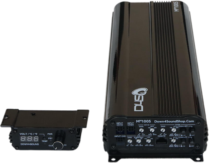 DOWN4SOUND MM1005 (MINI MAXX) - BLACK GLOSS | 1100W RMS MINI 5 CH CAR AUDIO AMPLIFIER