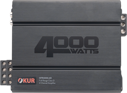 OFR4000.4D : 4 Channel Full Range Class D Amplifier