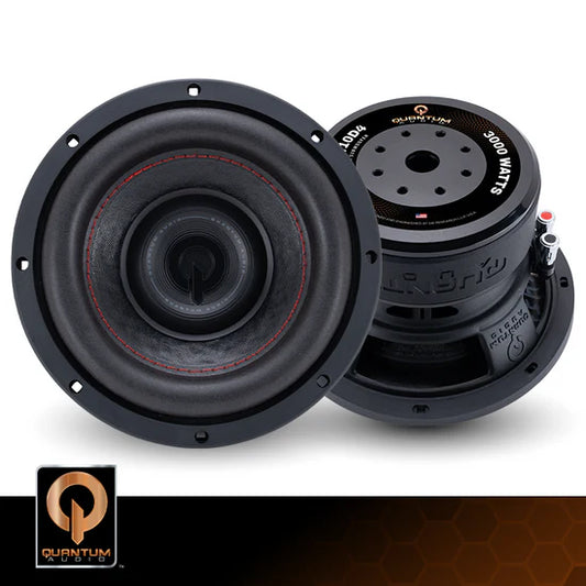 QPW3000/8D4 : 8" Dual 4-Ohm Subwoofer